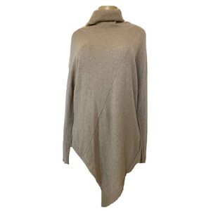 SALE l!! 360 Cashmere Elegant Tan Cowl Neck Sweater 0216 B2